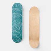 Indisches Muster (von William Morris) Skateboard (Vorderseite)