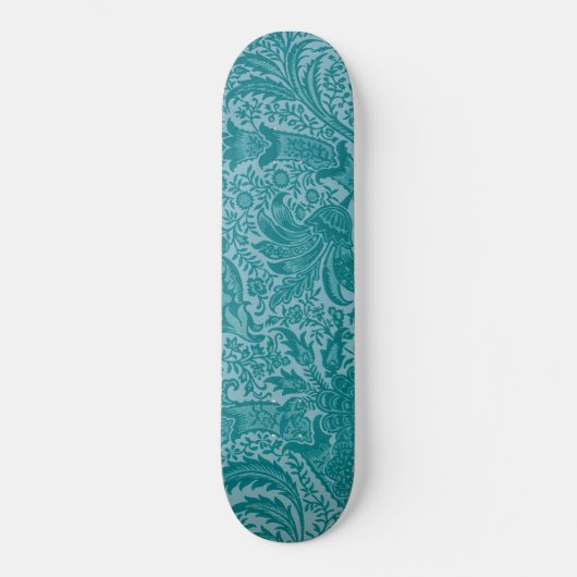 Indisches Muster (von William Morris) Skateboard (Vorderseite)