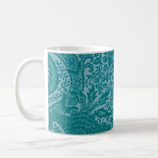 Indisches Muster, William Morris Kaffeetasse (Links)