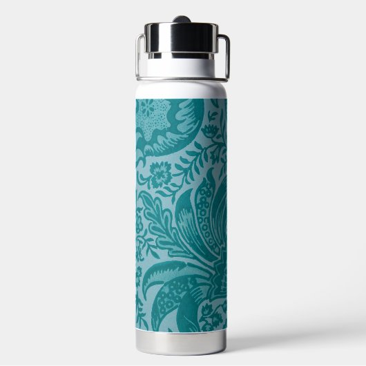 Indisches Muster, William Morris Trinkflasche (Hinten)