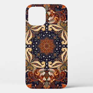 Indisches nahtloses Ornament. Vintage symmetrische Case-Mate iPhone Hülle