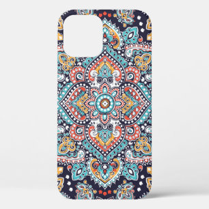 Indisches Paisley: Ethnisches Mandala-Muster Case-Mate iPhone Hülle