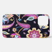 Indisches Paisley-Muster Case-Mate iPhone Hülle (Rückseite (Horizontal))