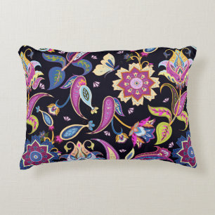 Indisches Paisley-Muster Dekokissen
