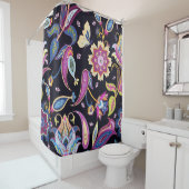 Indisches Paisley-Muster Duschvorhang (Beispiel)