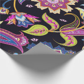 Indisches Paisley-Muster Geschenkpapier (Ecke)