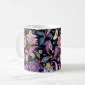 Indisches Paisley-Muster Kaffeetasse (Vorderseite Links)