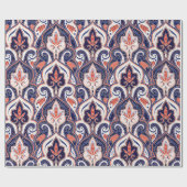 Indisches Paisley-Muster nahtlos. Persische Arabes Geschenkpapier (Flach)