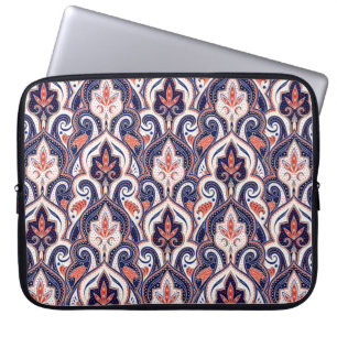 Indisches Paisley-Muster nahtlos. Persische Arabes Laptopschutzhülle