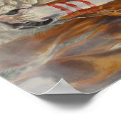 Indisches Pferd Poster (Ecke)