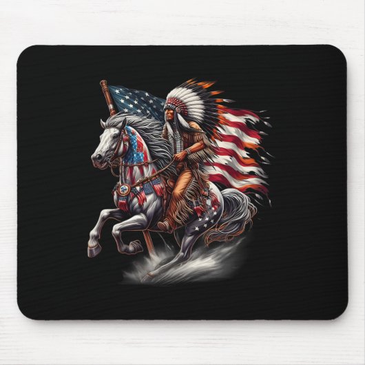 Indisches Reitpferd 4. O Mousepad (Vorne)