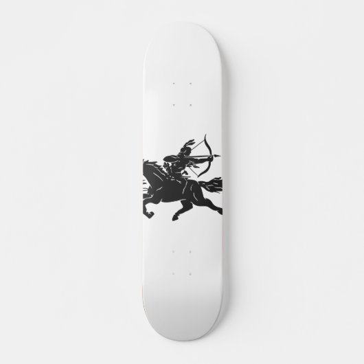 Indisches Reitpferd - Farbe wählen Skateboard (Vorne)