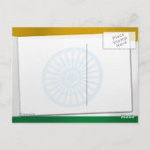 INDISCHES SCHIELD POSTKARTE (Rückseite)
