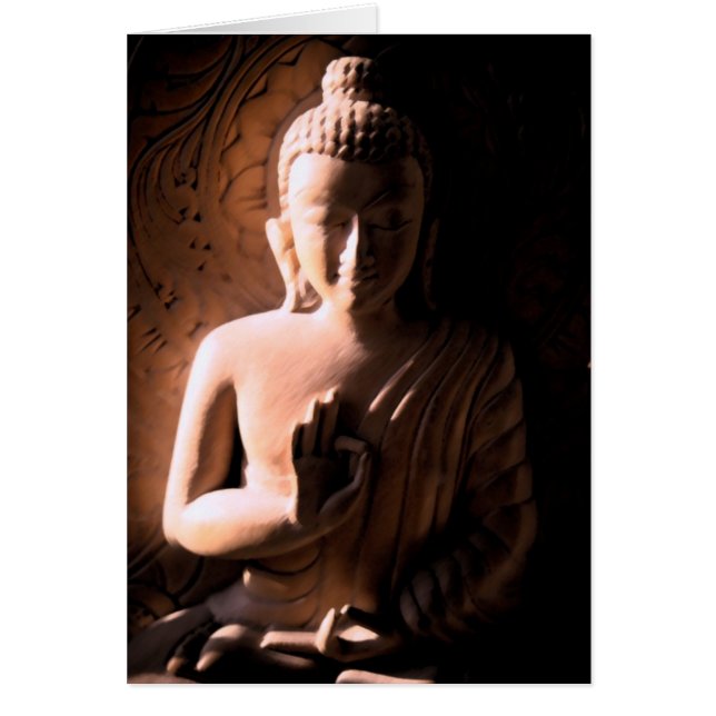 Indisches Schnitzen von Buddha (Vorne)