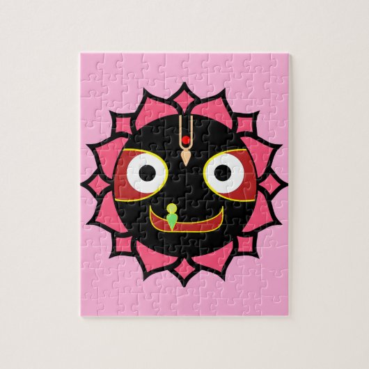 Indisches Spaß Krishna Motiv Puzzle (Vertikal)