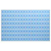 Indisches Stammmuster Blau Stoff (Yard (91,4 cm))