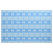 Indisches Stammmuster Blau Stoff (Fat Quarter (45,7 x 55,9 cm))