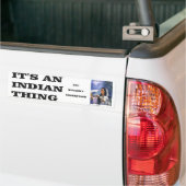 INDISCHES THING-BUMPER AUTOAUFKLEBER (Auf Lkw)