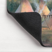 INDISCHES TIPI-LAGER durch SHARON SHARPE Mousepad (Ecke)