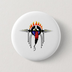 Indisches Totem Button