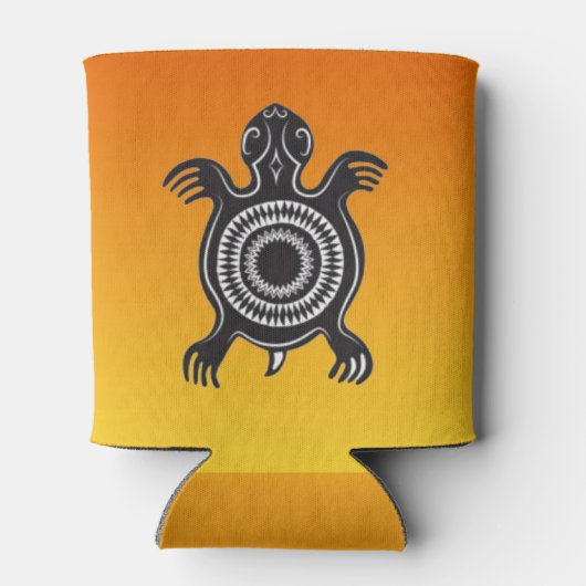 Indisches Turtle-Symbol Dosenkühler (Rückseite)