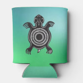 Indisches Turtle-Symbol Dosenkühler (Rückseite)