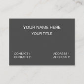 Indisches Vegetarisches Essen Visitenkarte (Rückseite)