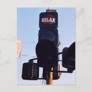 Indisches Verkehrslicht Postkarte