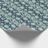 Indisches Vintages Nahtloses Muster Geschenkpapier (Ecke)