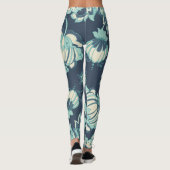 Indisches Vintages Nahtloses Muster Leggings (Rückseite)