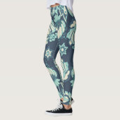 Indisches Vintages Nahtloses Muster Leggings (Links)