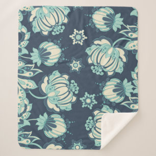 Indisches Vintages Nahtloses Muster Sherpadecke