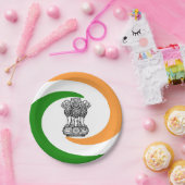 Indisches Wappen Pappteller (Party)