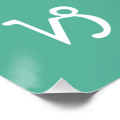 Indisches Zodiac - 12 Vedische Zeichen mit heilige Poster (Ecke)