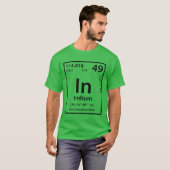 Indium-Element (schwarz) T-Shirt (Vorne ganz)