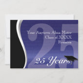 Individualisierbare 25-Jahres-Wiedersehen Einladung (Vorderseite)