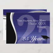Individualisierbare 25-Jahres-Wiedersehen Einladung (Vorne/Hinten)