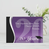 Individualisierbare 40-Jahres-Wiedersehen Einladung (Stehend Vorderseite)