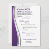 Individualisierbare 40-Jahres-Wiedersehen Einladung (Rückseite)