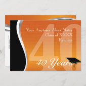 Individualisierbare 40-Jahres-Wiedersehen Einladung (Vorne/Hinten)