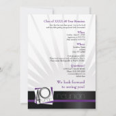 Individualisierbare 40-Jahres-Wiedersehen Einladung (Rückseite)