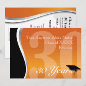 Individualisierbare 50-Jahres-Wiedersehen Einladung (Vorne/Hinten)