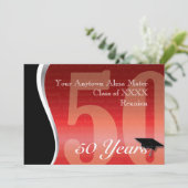 Individualisierbare 50-Jahres-Wiedersehen Einladung (Stehend Vorderseite)