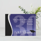 Individualisierbare 50-Jahres-Wiedersehen Einladung (Stehend Vorderseite)