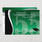 Individualisierbare 55-Jahres-Wiedersehen Einladung (Vorne/Hinten)