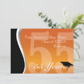 Individualisierbare 55-Jahres-Wiedersehen Einladung (Stehend Vorderseite)