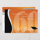 Individualisierbare 60-Jahres-Wiedersehen Einladung (Vorne/Hinten)