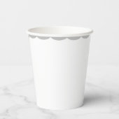 Individualisierbare Christening/Taufe Pappbecher (Rückseite)