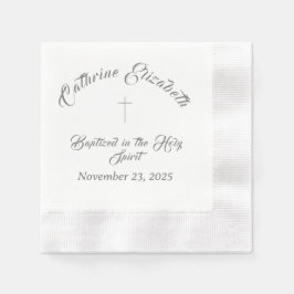 Individualisierbare Christening/Taufe Serviette