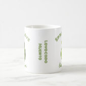 Individualisierbare Dia de los Muertos Avocado Kaffeetasse (Mittel)